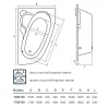 Ванна акриловая Koller Pool Nadine 170х100 R (1213260135)- Фото 4